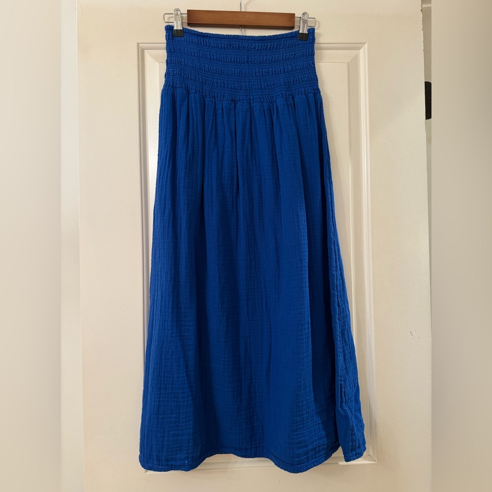 Old Navy Vibrant Blue A-Line Skirt